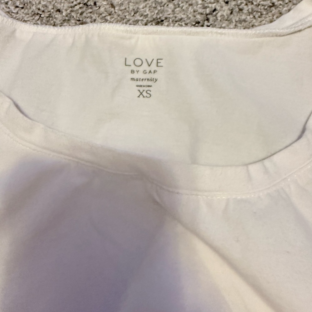 Love by Gap White Maternity Top